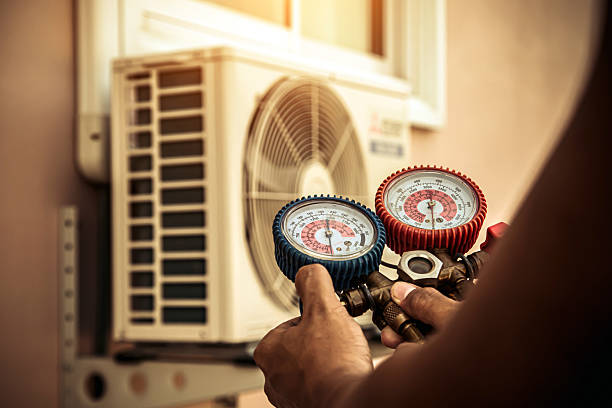 Professional Hvac Maintenance technician working in Westtown, PA